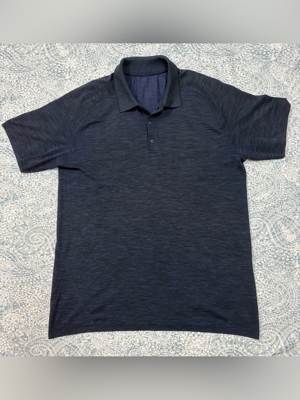 lululemon athletica Men's Dark Navy Heather Polo